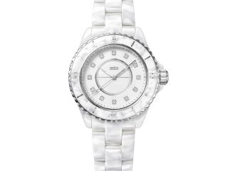 asta-Women Acetate Japan Quartz Watch White Pearl Marble 0101-Acetate Strap