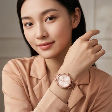 asta-Women Acetate Japan Quartz Watch Pink Tortoise 0202-Acetate Strap