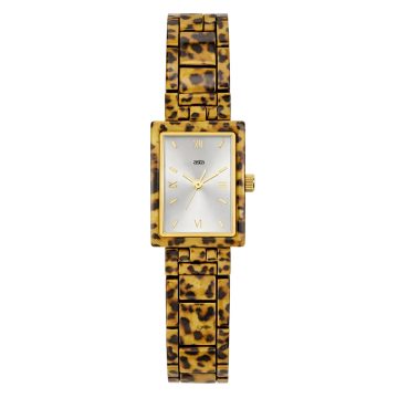 asta-Women Acetate Japan Quartz Watch Wild Leopard Swirl 0601-Acetate Strap