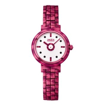 asta-Women Acetate Japan Quartz Watch Crimson Mist Swirl 0701-Acetate Strap