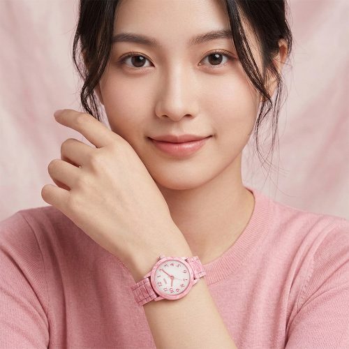 asta-Women Acetate Japan Quartz Watch Dusk Rose Mist 1201-Acetate Strap