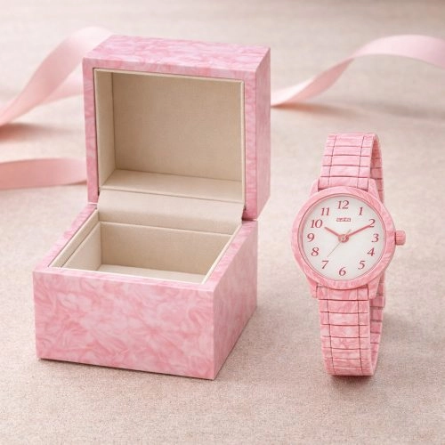 asta-Women Acetate Japan Quartz Watch Dusk Rose Mist 1201-Acetate Strap