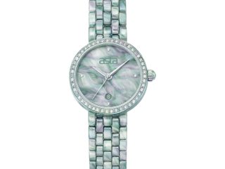 asta-Women Acetate Japan Quartz Watch Aurora Green 1901-Acetate Strap