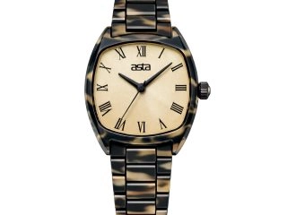asta-Women Acetate Japan Quartz Watch Deep Amber 2101-Acetate Strap