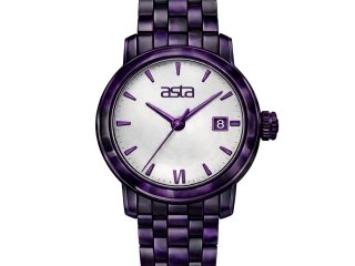asta-Women Acetate Japan Quartz Watch Grape Purple 2201-Acetate Strap