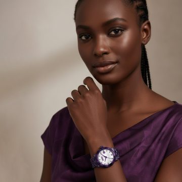asta-Women Acetate Japan Quartz Watch Grape Purple 2201-Acetate Strap
