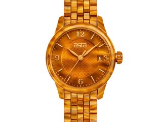 asta-Women Acetate Japan Quartz Watch Honey Amber 2701-Acetate Strap