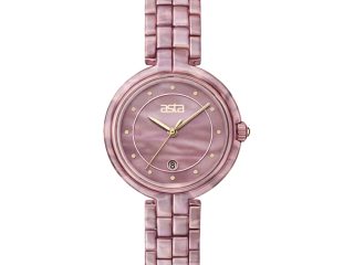 asta-Women Acetate Japan Quartz Watch Dusty Rose 3601-Acetate Strap