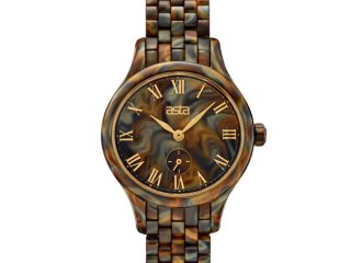 asta-Women Acetate Japan Quartz Watch Lava Tortoise 3701-Acetate Strap