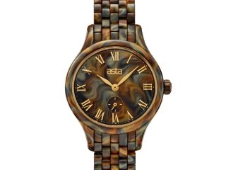 asta-Women Acetate Japan Quartz Watch Lava Tortoise 3701-Acetate Strap