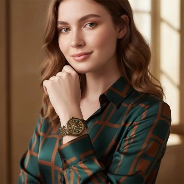 asta-Women Acetate Japan Quartz Watch Lava Tortoise 3701-Acetate Strap