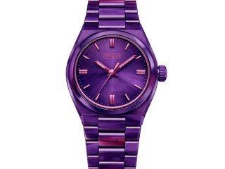 asta-Women Acetate Japan Quartz Watch Aurora Purple 4401-Acetate Strap