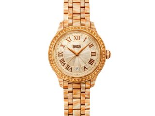 asta-Women Acetate Japan Quartz Watch Golden Sand Marble 4801-Acetate Strap