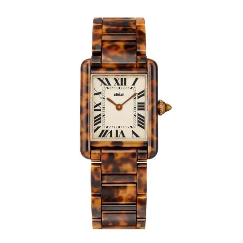 asta-Women Acetate Japan Quartz Watch Royal Tortoise Phantom 0301-Acetate Strap