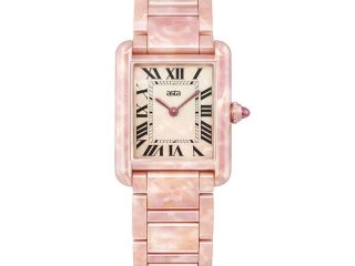 asta-Women Acetate Japan Quartz Watch Peach Obsidian Swirl 0302-Acetate Strap