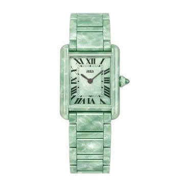 asta-Women Acetate Japan Quartz Watch Mint Phantom Swirl 0303-Acetate Strap