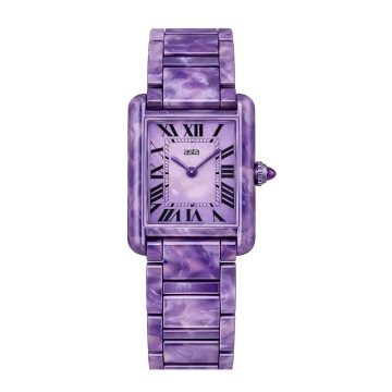 asta-Women Acetate Japan Quartz Watch Violet Obsidian Phantom 0304-Acetate Strap