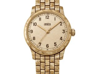 asta-Women Acetate Japan Quartz Watch Golden Amber Swirl 7501-Acetate Strap