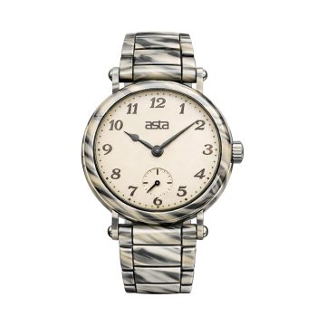 asta-Women Acetate Japan Quartz Watch Snowy Strata Marble 8101-Acetate Strap
