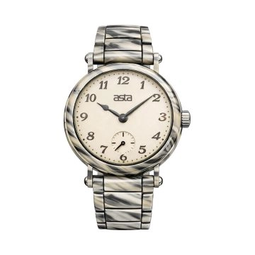 asta-Women Acetate Japan Quartz Watch Snowy Strata Marble 8101-Acetate Strap