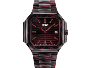 asta-Women Acetate Japan Quartz Watch Inferno Shadow Swirl 8201-Acetate Strap