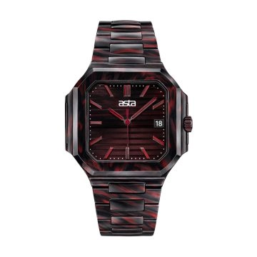 asta-Women Acetate Japan Quartz Watch Inferno Shadow Swirl 8201-Acetate Strap