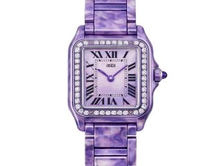 asta-Women Acetate Japan Quartz Watch Aurora Violet Swirl 9002-Acetate Strap