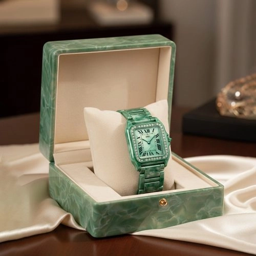 asta-Women Acetate Japan Quartz Watch Azure Phoenix Marble 9004-Acetate Strap