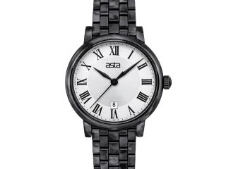 asta-Women Acetate Japan Quartz Watch Obsidian Shadow Swirl 9201-Acetate Strap