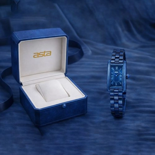 asta-Women Acetate Japan Quartz Watch Arctic Noon Blue 10301-Acetate Strap
