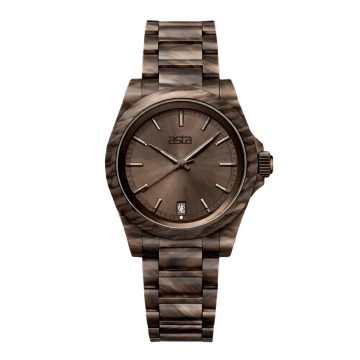 asta-Women Acetate Japan Quartz Watch Amber Mist Essence 10801-Acetate Strap