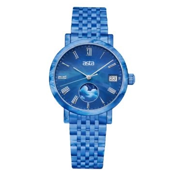 asta-Women Acetate Japan Quartz Watch Arctic Noon Drift 10901-Acetate Strap
