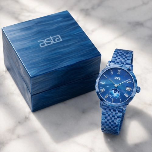 asta-Women Acetate Japan Quartz Watch Arctic Noon Drift 10901-Acetate Strap
