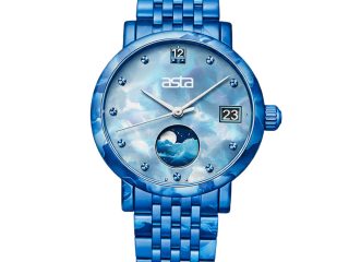 asta-Women Acetate Japan Quartz Watch Celestial Cloud Essence 11001-Acetate Strap