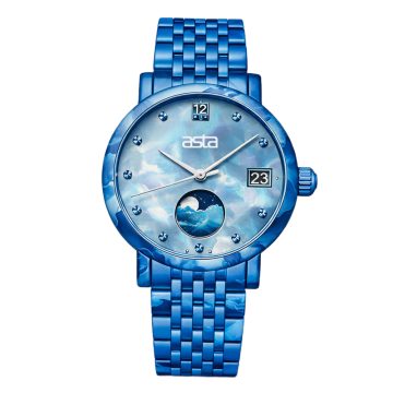 asta-Women Acetate Japan Quartz Watch Celestial Cloud Essence 11001-Acetate Strap
