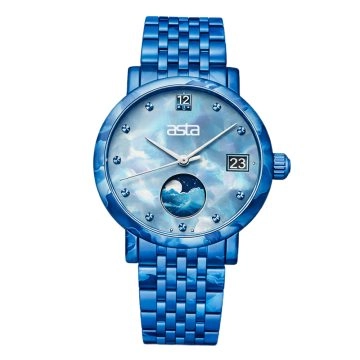 asta-Women Acetate Japan Quartz Watch Celestial Cloud Essence 11001-Acetate Strap