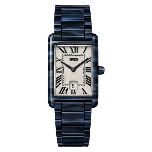 asta-Women Acetate Japan Quartz Watch Midnight Agate Essence 11301-Acetate Strap