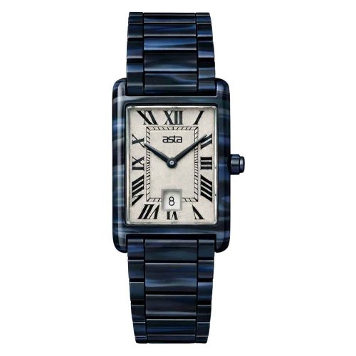 asta-Women Acetate Japan Quartz Watch Midnight Agate Essence 11301-Acetate Strap
