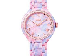 asta-Women Acetate Japan Quartz Watch Cloud Dream Neon Swirl 11801-Acetate Strap