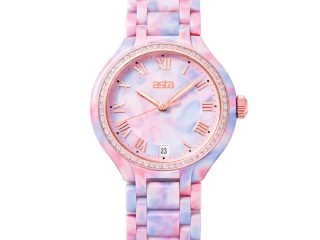asta-Women Acetate Japan Quartz Watch Cloud Dream Neon Swirl 11801-Acetate Strap