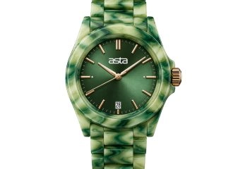 asta-Women Acetate Japan Quartz Watch Paraiba Cloud Essence 13201-Acetate Strap