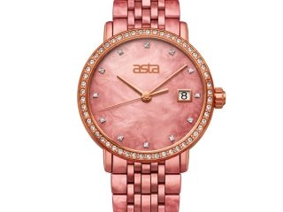 asta-Women Acetate Japan Quartz Watch First Blush Glaze 14101-Acetate Strap