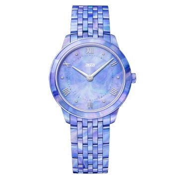 asta-Women Acetate Japan Quartz Watch Nebula Mirage Essence 14201-Acetate Strap