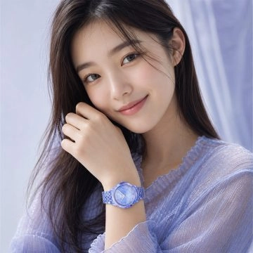asta-Women Acetate Japan Quartz Watch Nebula Mirage Essence 14201-Acetate Strap