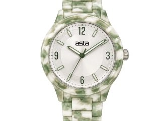 asta-Women Acetate Japan Quartz Watch Meadow Reflection Drift 15101-Acetate Strap