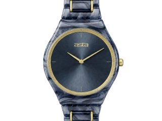 asta-Women Acetate Japan Quartz Watch Midnight Azure Essence 15401-Acetate Strap