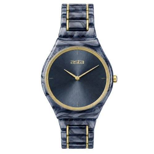 asta-Women Acetate Japan Quartz Watch Midnight Azure Essence 15401-Acetate Strap