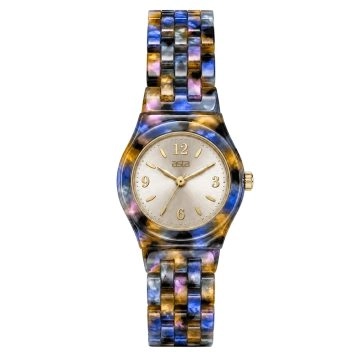 asta-Women Acetate Japan Quartz Watch Arctic Neon Essence 15901-Acetate Strap