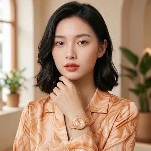 asta-Women Acetate Japan Quartz Watch Vanilla Sorbet Luxury 25903-Acetate Strap