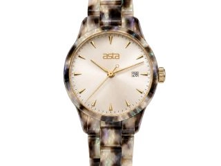 asta-Women Acetate Japan Quartz Watch Twilight Crystal Swirl 16301-Acetate Strap
